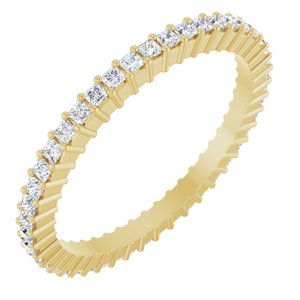 10K Yellow Gold 1/2 CTW Lab-Grown Diamond Eternity Band Size 7