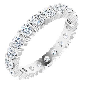 10K White Gold 1 3/4 CTW Lab-Grown Diamond Eternity Band Size 7.25
