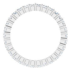 10K White Gold 1 1/3 CTW Lab-Grown Diamond Eternity Band Size 7.25
