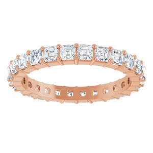 14K Rose Gold 1 9/10 CTW Lab-Grown Diamond Eternity Band Size 7