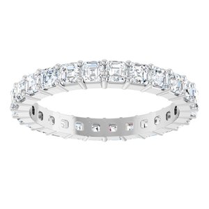Platinum 1 9/10 CTW Lab-Grown Diamond Eternity Band Size 7