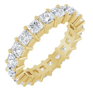 10K Yellow Gold 3 3/8 CTW Natural Diamond Eternity Band Size 7