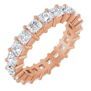 14K Rose Gold 3 3/8 CTW Lab-Grown Diamond Eternity Band Size 7
