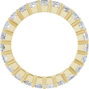14K Yellow Gold 2 1/2 CTW Lab-Grown Diamond Eternity Band Size 7