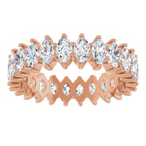 14K Rose Gold 3 1/8 CTW Lab-Grown Diamond Eternity Band Size 7