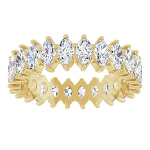14K Yellow Gold 3 1/8 CTW Lab-Grown Diamond Eternity Band Size 7