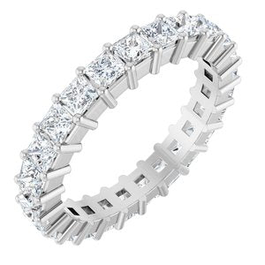 10K White Gold 2 1/3 CTW Lab-Grown Diamond Eternity Band Size 7