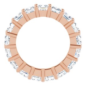 10K Rose Gold 6 3/4 CTW Lab-Grown Diamond Eternity Band Size 6.75