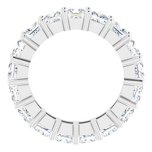 10K White Gold 6 3/4 CTW Lab-Grown Diamond Eternity Band Size 6.75