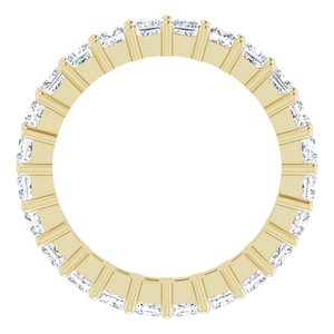 14K Yellow Gold 2 1/4 CTW Lab-Grown Diamond Eternity Band Size 6.5