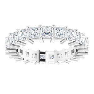 Platinum 3 3/8 CTW Lab-Grown Diamond Eternity Band Size 6.5