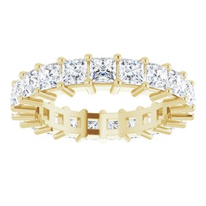 10K Yellow Gold 3 3/8 CTW Lab-Grown Diamond Eternity Band Size 6.5
