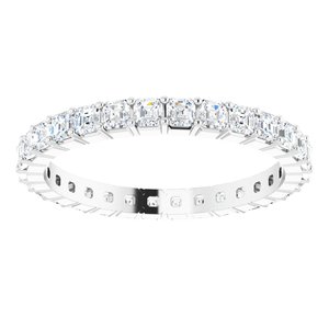 Platinum 1 1/2 CTW Lab-Grown Diamond Eternity Band Size 7.5