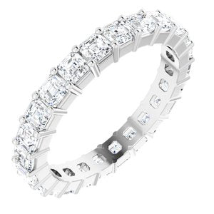 Platinum 2 3/8 CTW Lab-Grown Diamond Eternity Band Size 7.5