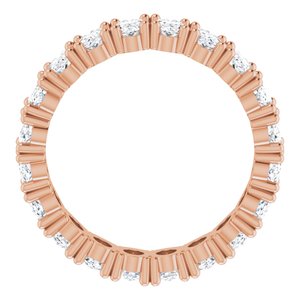 14K Rose Gold 3 5/8 CTW Lab-Grown Diamond Eternity Band Size 7.25