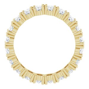 14K Yellow Gold 3 5/8 CTW Lab-Grown Diamond Eternity Band Size 7.25