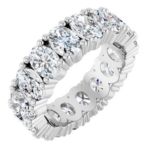 14K White Gold 6 3/8 CTW Lab-Grown Diamond Eternity Band Size 7