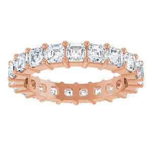 14K Rose Gold 3 1/3 CTW Lab-Grown Diamond Eternity Band Size 7