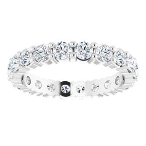 10K White Gold 1 3/4 CTW Lab-Grown Diamond Eternity Band Size 7.5