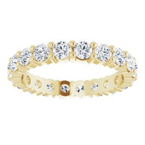 10K Yellow Gold 1 3/4 CTW Lab-Grown Diamond Eternity Band Size 7.5