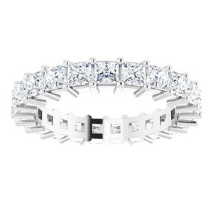 Platinum 2 1/2 CTW Lab-Grown Diamond Eternity Band Size 7.5