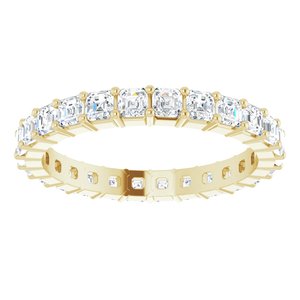 14K Yellow Gold 1 9/10 CTW Lab-Grown Diamond Eternity Band Size 7.5