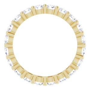 10K Yellow Gold 1 3/4 CTW Lab-Grown Diamond Eternity Band Size 7.5