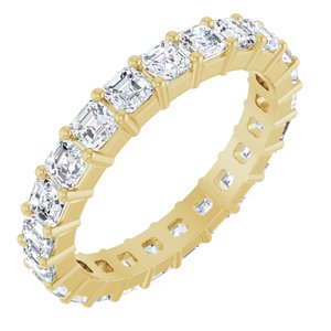 14K Yellow Gold 2 1/3 CTW Lab-Grown Diamond Eternity Band Size 7