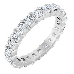 14K White Gold 2 1/3 CTW Lab-Grown Diamond Eternity Band Size 7
