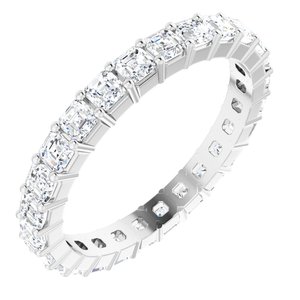 Platinum 1 9/10 CTW Lab-Grown Diamond Eternity Band Size 7.5
