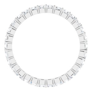 Platinum 1 1/2 CTW Lab-Grown Diamond Eternity Band Size 7.5