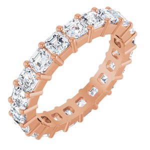 14K Rose Gold 3 1/3 CTW Lab-Grown Diamond Eternity Band Size 7