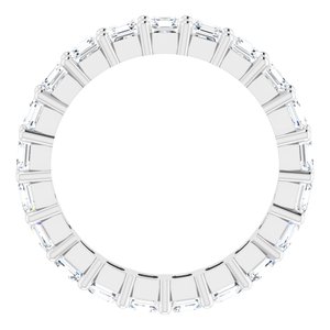 14K White Gold 3 1/3 CTW Lab-Grown Diamond Eternity Band Size 7.5