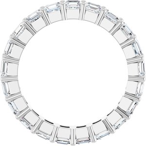 Platinum 3 1/3 CTW Lab-Grown Diamond Eternity Band Size 7