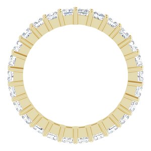 10K Yellow Gold 2 3/8 CTW Lab-Grown Diamond Eternity Band Size 7.75