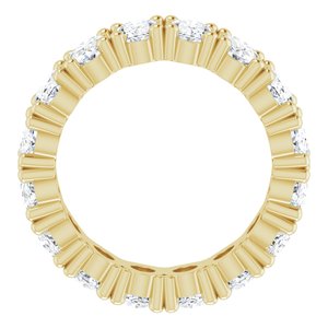 14K Yellow Gold 6 3/8 CTW Lab-Grown Diamond Eternity Band Size 7.5