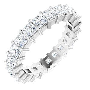 10K White Gold 3 5/8 CTW Lab-Grown Diamond Eternity Band Size 7.5