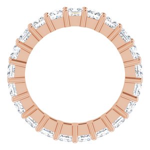 14K Rose Gold 3 3/8 CTW Lab-Grown Diamond Eternity Band Size 6.5