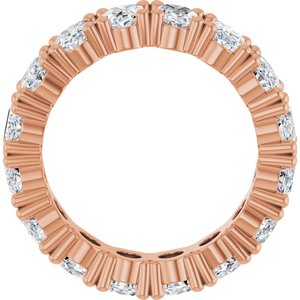 10K Rose Gold 5 9/10 CTW Lab-Grown Diamond Eternity Band Size 7