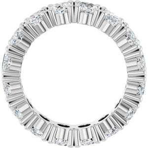 Platinum 6 CTW Natural Diamond Eternity Band Size 7