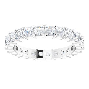 Platinum 2 3/8 CTW Lab-Grown Diamond Eternity Band Size 7.5
