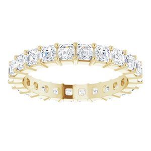 14K Yellow Gold 2 3/8 CTW Lab-Grown Diamond Eternity Band Size 7.5