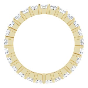 10K Yellow Gold 2 1/3 CTW Lab-Grown Diamond Eternity Band Size 7.5