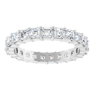 Platinum 2 1/3 CTW Lab-Grown Diamond Eternity Band Size 7