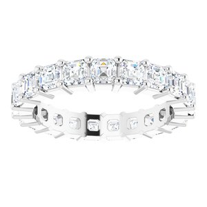 Platinum 3 1/3 CTW Lab-Grown Diamond Eternity Band Size 7.5