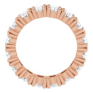 14K Rose Gold 6 3/8 CTW Lab-Grown Diamond Eternity Band Size 7.75