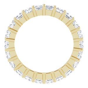 10K Yellow Gold 3 5/8 CTW Lab-Grown Diamond Eternity Band Size 7.5