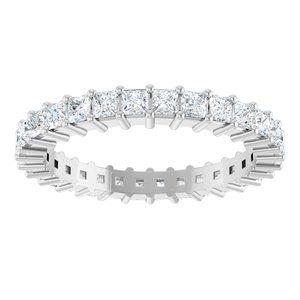 Platinum 1 1/3 CTW Lab-Grown Diamond Eternity Band Size 7