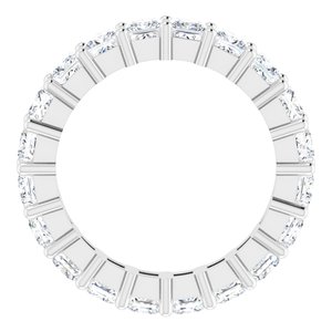 10K White Gold 4 CTW Lab-Grown Diamond Eternity Band Size 7.5