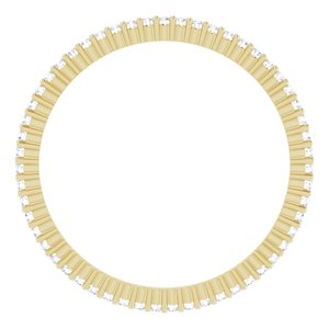 10K Yellow Gold 1/5 CTW Lab-Grown Diamond Eternity Band Size 8